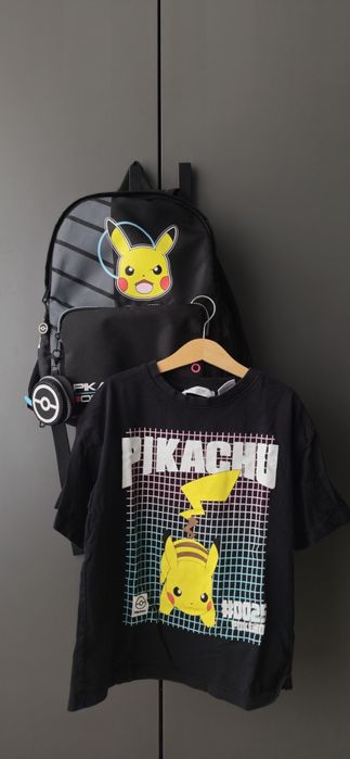 Лот раница, тениска Zara, дънки Pokemon 8-9