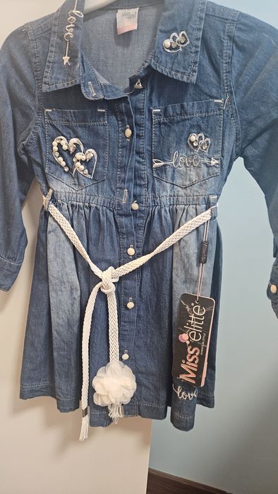 Денкова рокля за момиче на 3г.