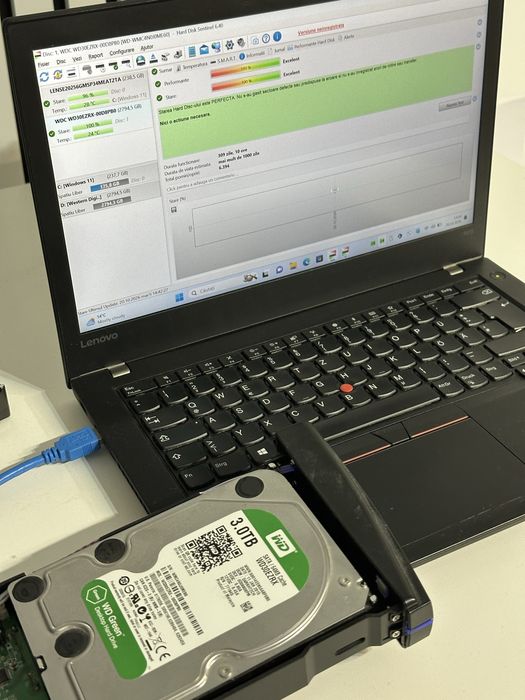 Hard Disk HDD 3.5 Seagate 4Tb Western Digital 2Tb Tosiba 3Tb Terra 100% Viata Testate Sentinel WD Blue Green