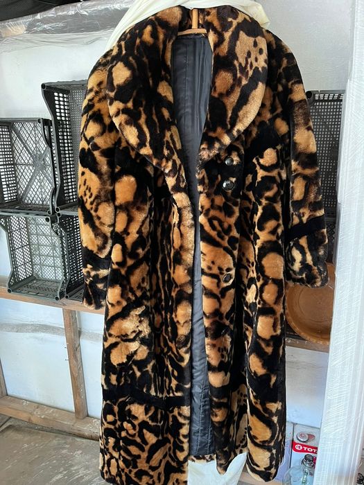 Шуба цигейка зимняя