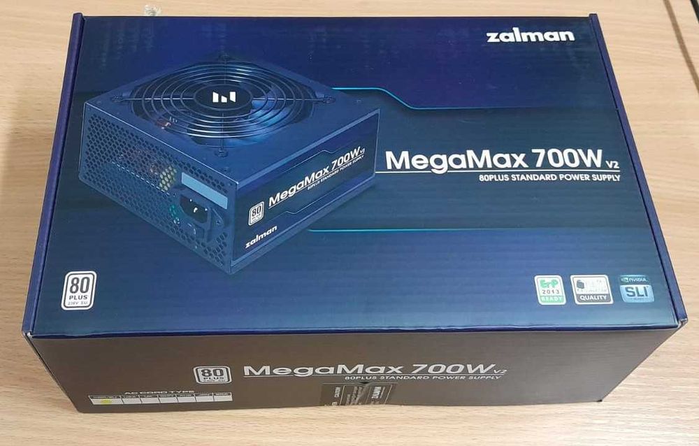 Новый блок питания ZALMAN MegaMax 700W [ZM700-TXII] (V2)  80+ Standart