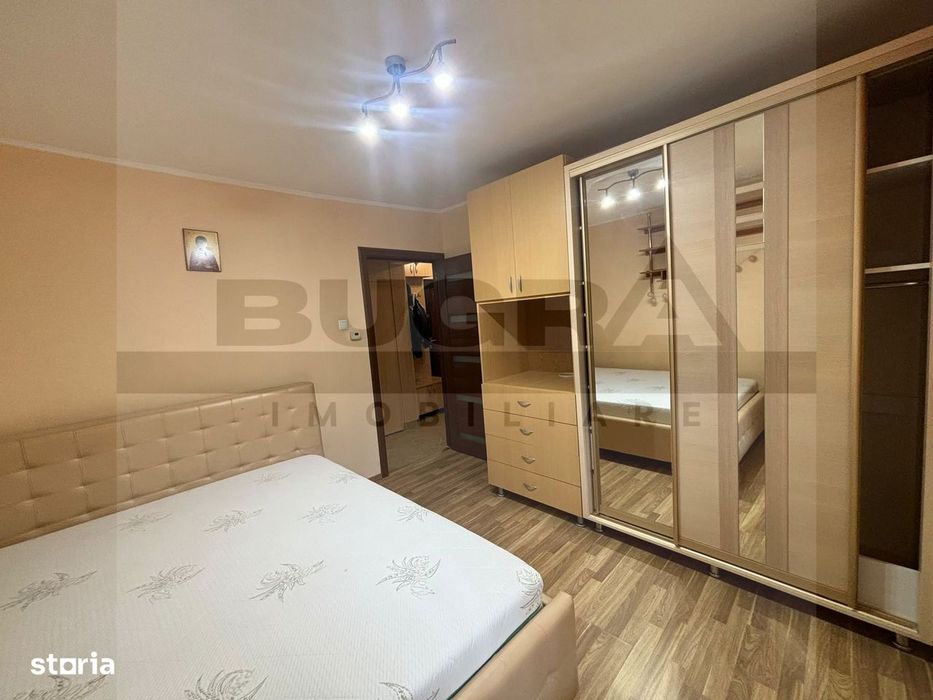 Apartament 2 camere decomandate, 60 mp, parcare, zona Big