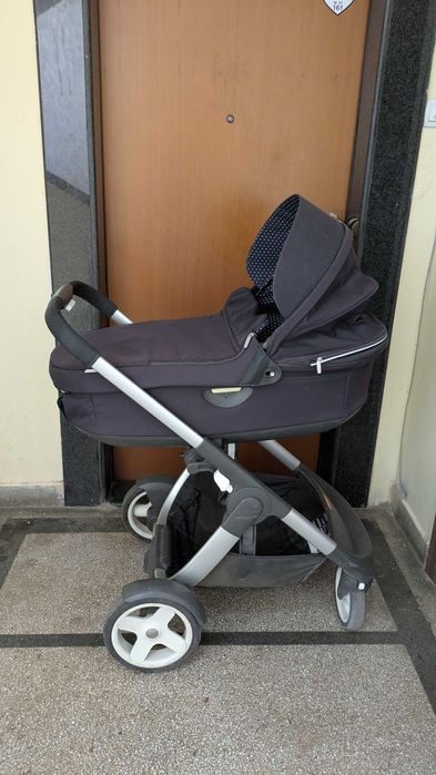 Количка Stokke crusi със зимен и летен кош, приставка за второ дете