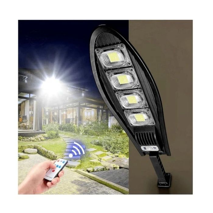 Lampa Solara LED Exterior Set 2 Buc, 200W, 4 Module Led,