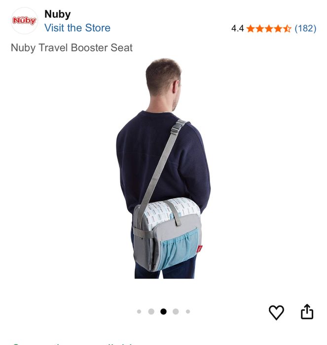 Scaun masa portabil bebe 6-36 luni Nuby