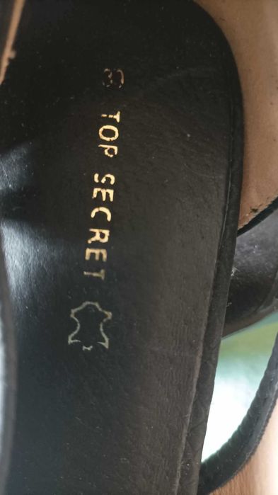 Дамски официални обувки на висок ток от естествен велур, номер 39