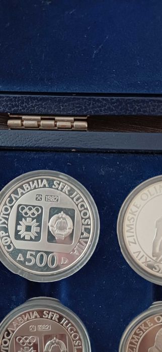 Сребърни монети Олимпийски игри Сараево 1984