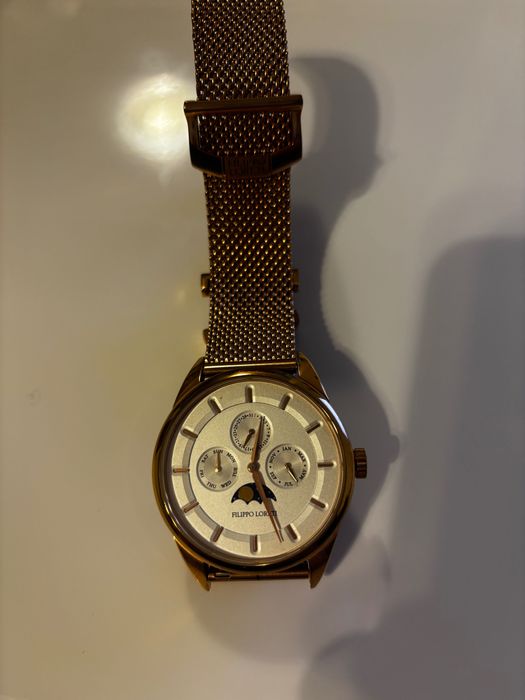 Venice Moonphase Rose Gold Mesh