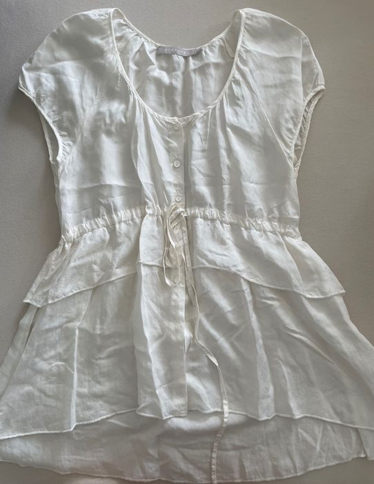 Top/ tunică STEFANEL albă XS, elegantă
