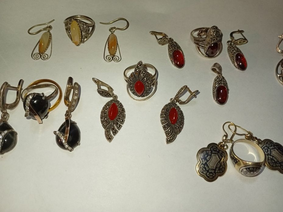 Женский серебряный набор