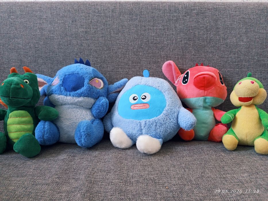 Игрушки мягкие .