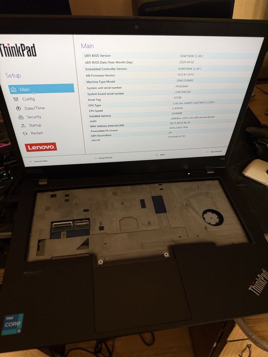 Vand laptop Lenovo T14 gen 2 / gen 1