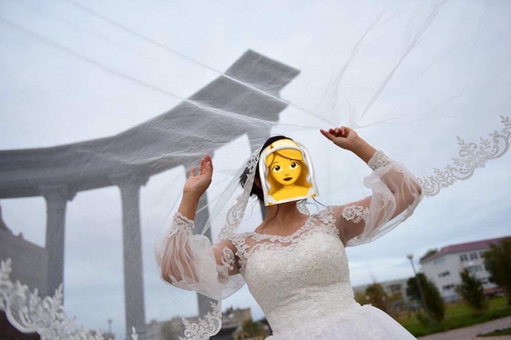 Шикарное свадебное платье