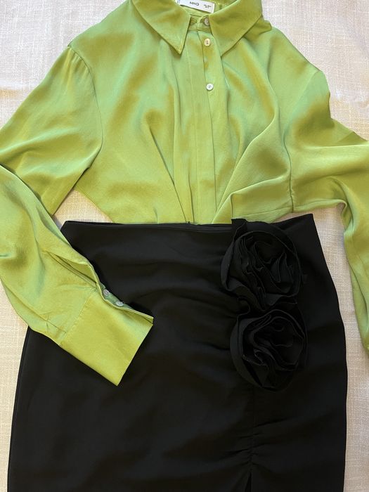 Юбка, рубашка, двойка