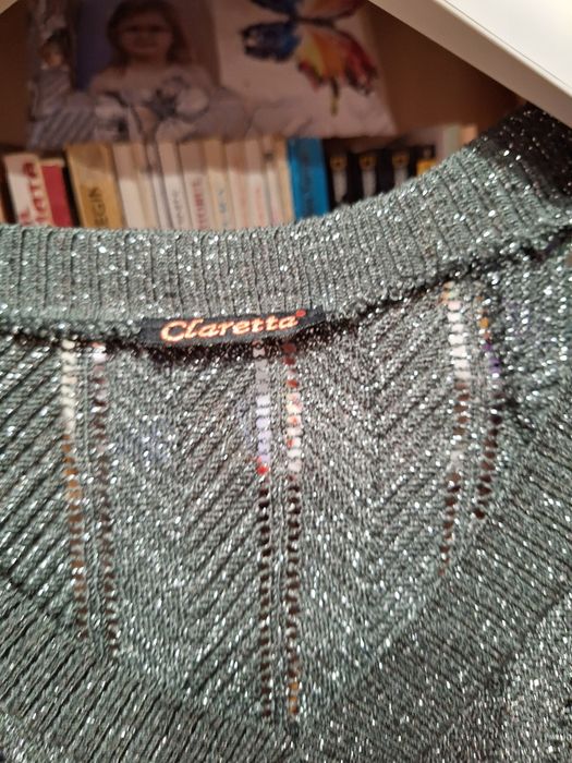 Cardigan argintiu