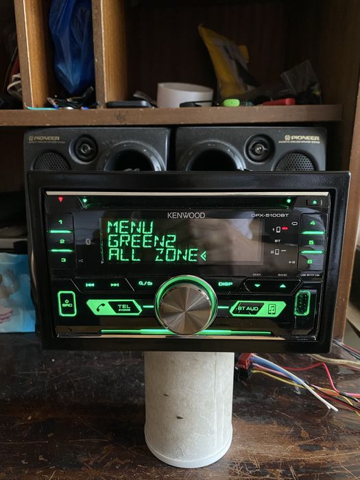 KENWOOD DPX-5100BT- ДВОЕН ДИН - BLUETOOTH USB cd плеър сд авто радио