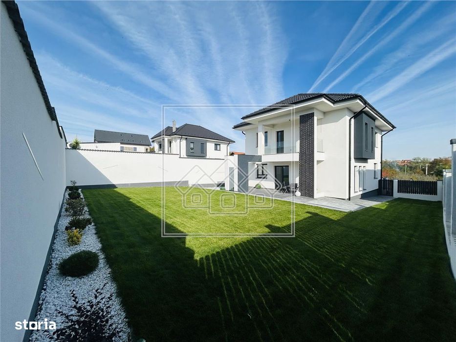 Casa individuala, constructie noua, finisata la cheie, teren 500