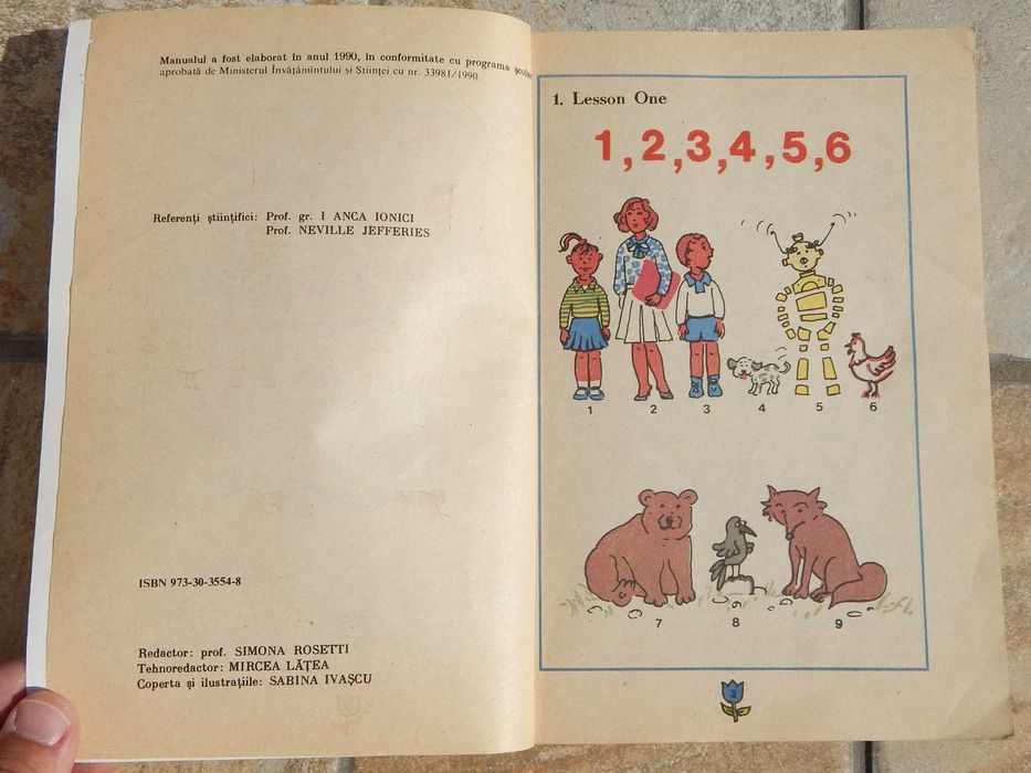 Manual limba engleza cls II Editura Didactica si Pedagogica 1994