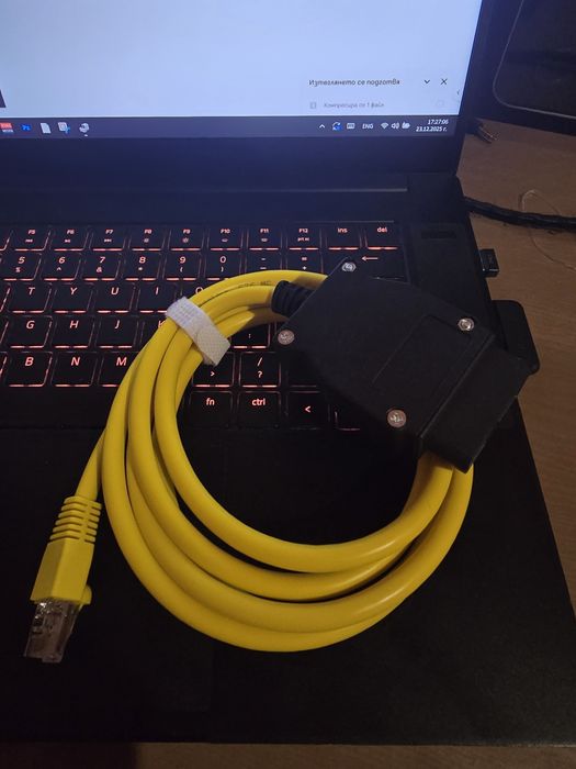 ENET OBD2 RJ45 Кабел за кодиране на BMW F и G Серии.