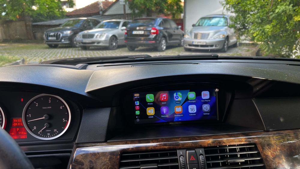 Bmw e60 e61 мултимедиа андроид , carplay , android auto