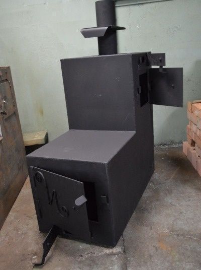 Печь для бани из толстого металла