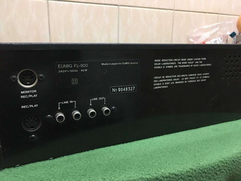 EUMIG FL 900 casetofon deck colectie