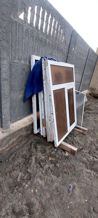 Окна  акфа алюминий  6 дона бу размеры 120 ×150  110×140