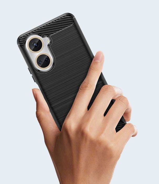 Huawei Nova 10 SE / Nova 11i - Удароустойчив Кейс Гръб CARBON