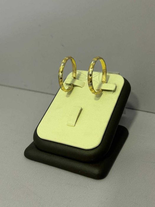 Золотые серьги Конго , 585 / СА40831