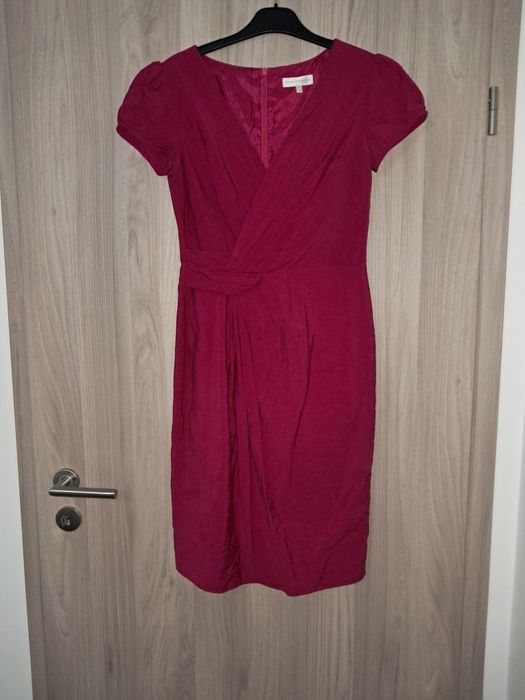 Rochie fete , rosu bordeau