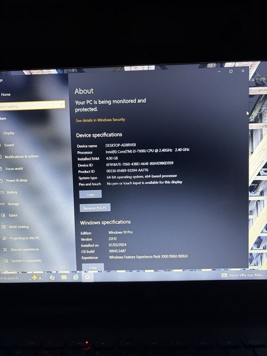 Se vinde laptop Hp i3