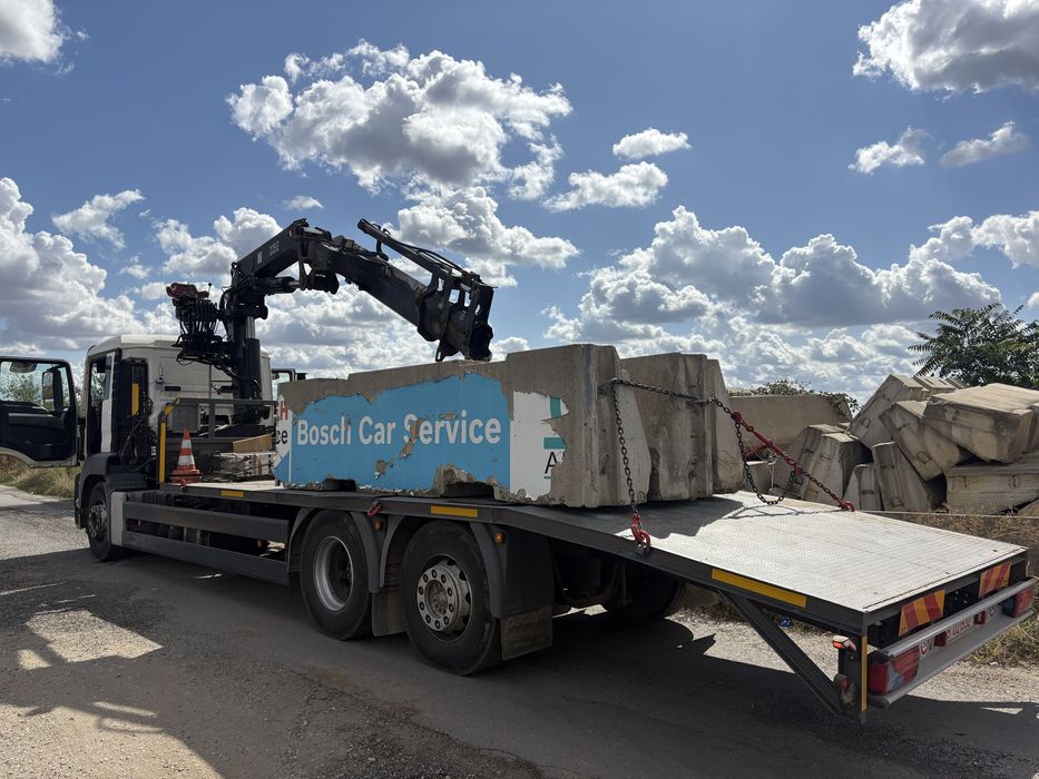 Inchiriez camion cu macara ,