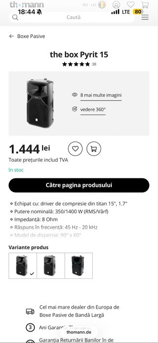 Boxa the box pyrit 15