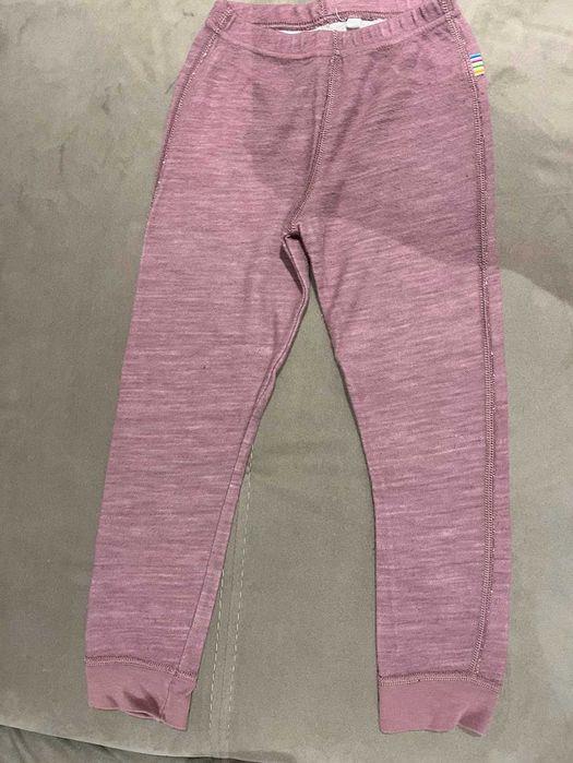 2 X Set bluză și colanți din lână merinos și bambus - Mărime 98/104