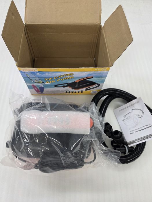 Електрическа SUP помпа Ruitx 20 PSI, 12V, двустепенна с LCD дисплей