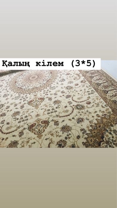 Қалың кілем, жақсы ұсталған