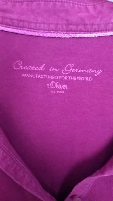 Vand cămașă/ bluza bumbac dama,nr 42/44,mov,perfecta stare,cu guler