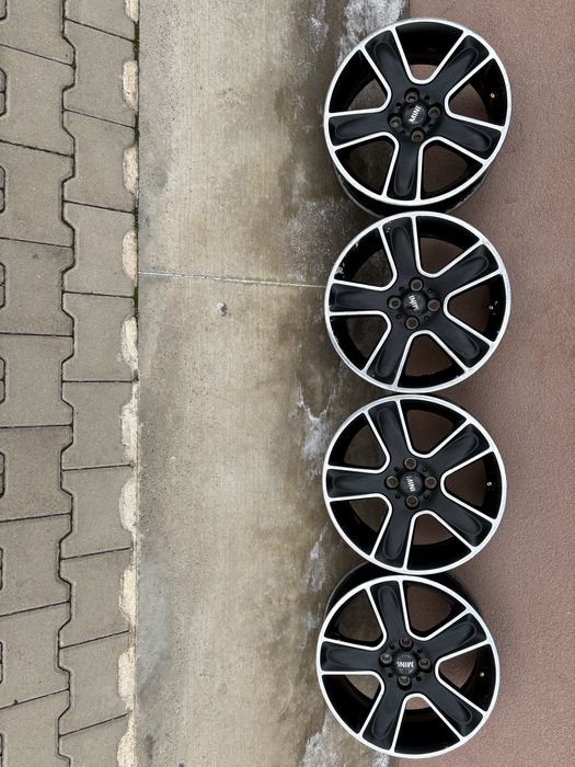 4бр лети джанти за mini/мини купър/17цола/4х100/ет48/ц.отв56/7J/