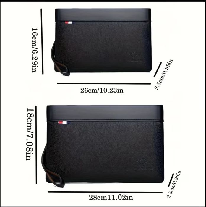 Кожена мъжка чанта/портфейл