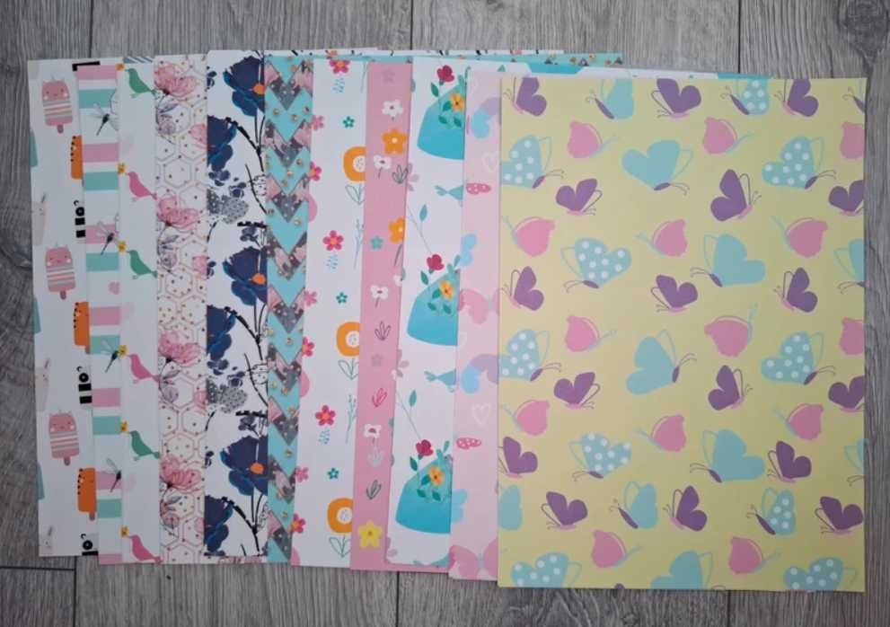 Vand kraft paper A4 92 modele/273 coli, 12 washi tape