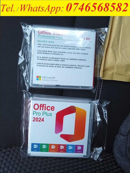 Licenta Microsoft Office 2024 Pro Plus, Kit cu stick USB inclus
