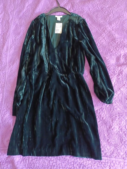 Rochie eleganta catifea H&m