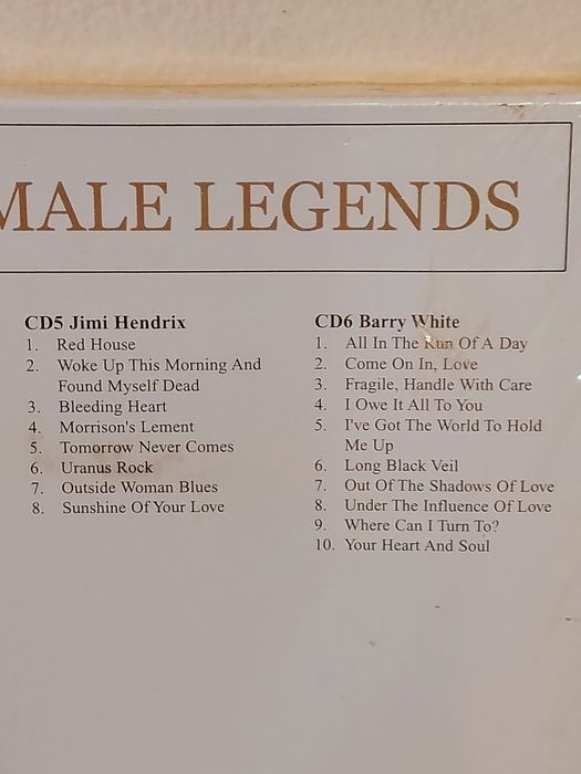 Комплект от 6 броя дискове (CD) Легенди