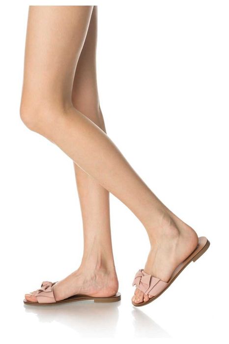 Steve Madden - Розови чехли от набук, размер 39