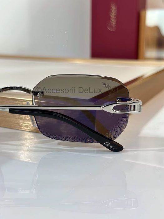 Ochelari de Soare Cartier CT0820S Noi Full Box Photochromic Lens [Verificare Colet] Silver