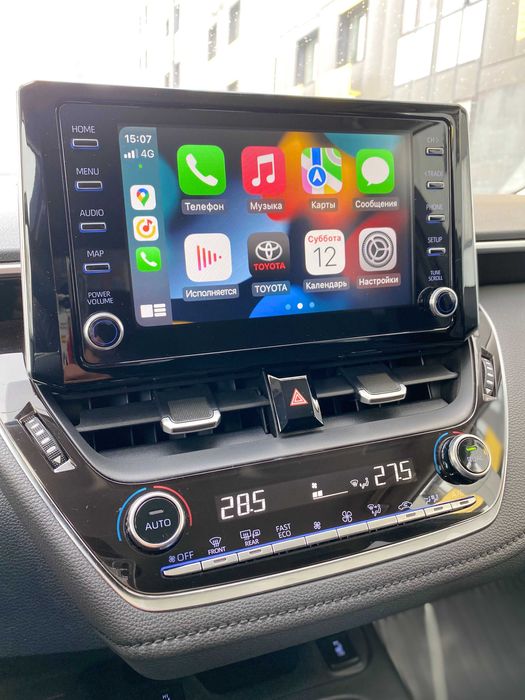 Магнитола на Toyota Corolla