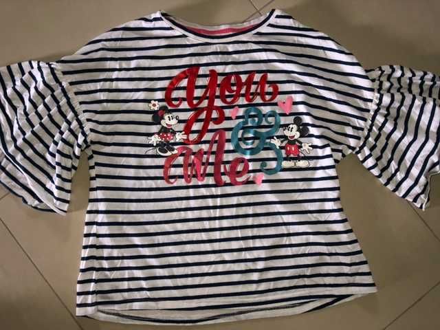 Tricou bumbac Disney Paris, purtat o singura data, mar. XS