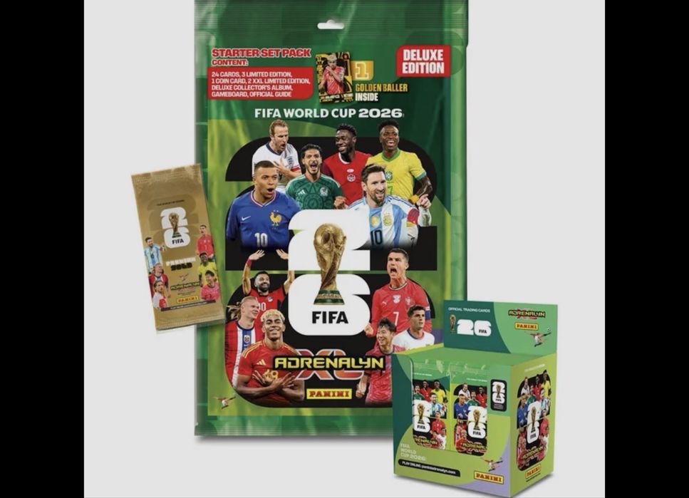 Cartonase Panini adrenalyn world cup 2026