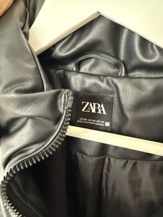 Страхотен кожен елек ZARA Зара