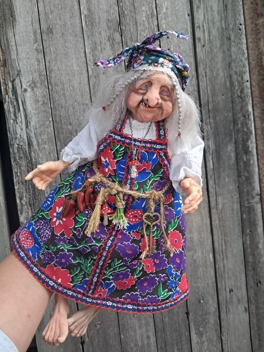 Интерьерная кукла Баба Яга